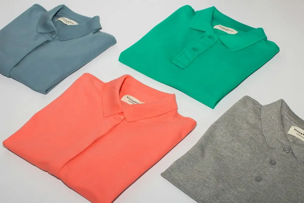 Folded soft knit tops in muted colours